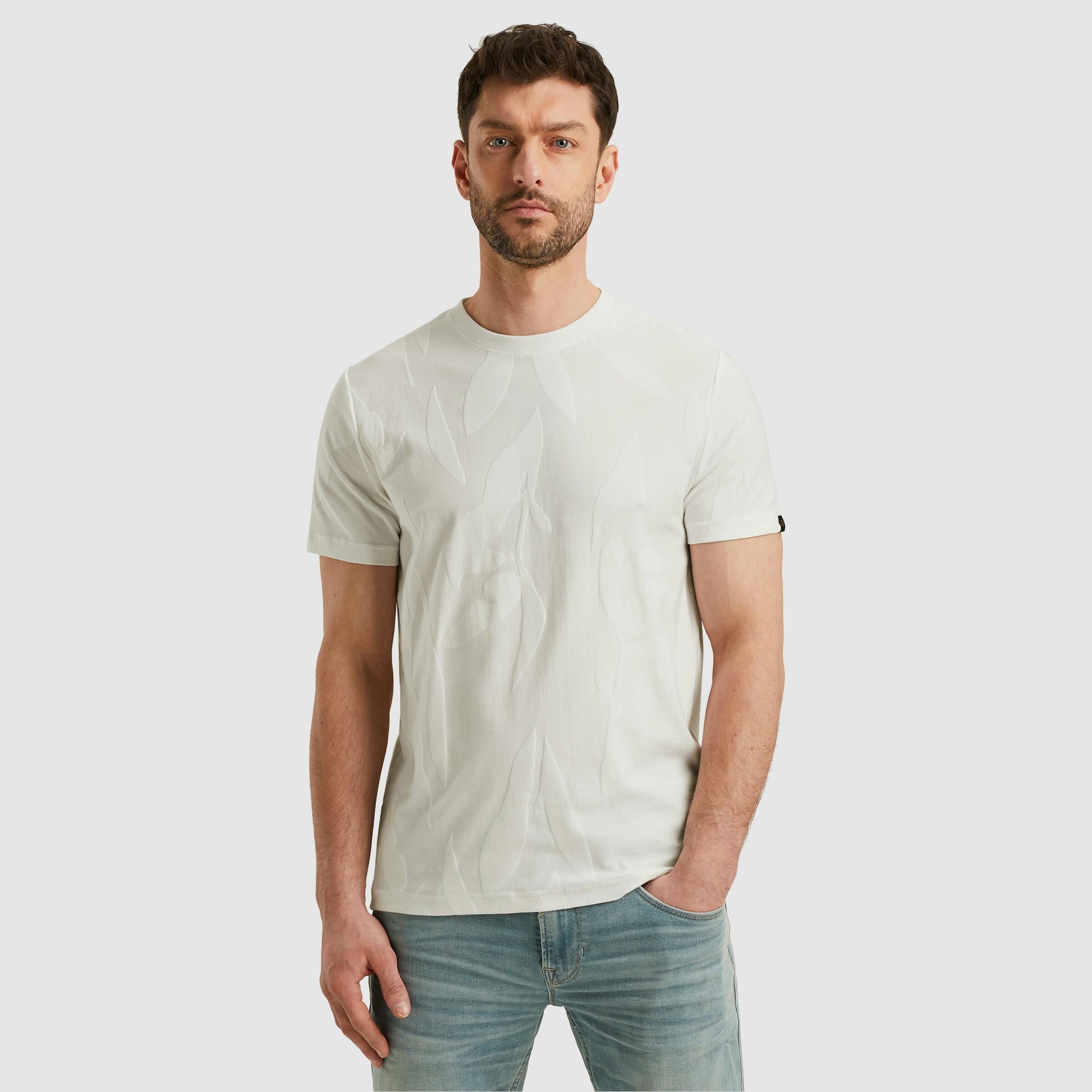 T-Shirt aus Baumwolle - 7003-Bright White - Weiß