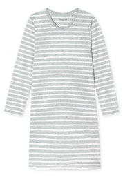 Langes gestreiftes Schlafshirt