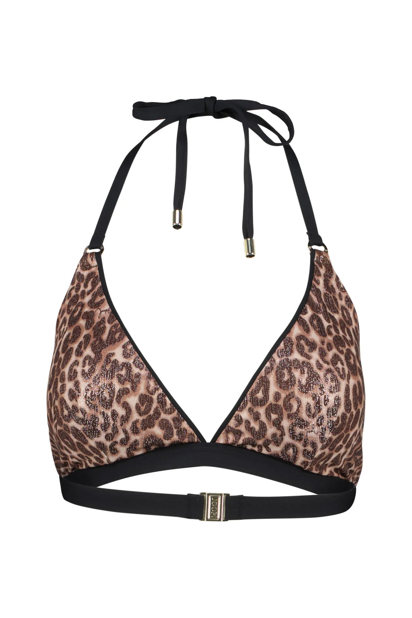 Triangel-Bikini-Top in Leoprint