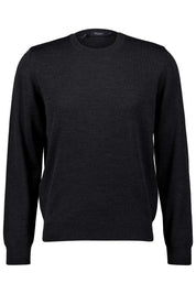 PULLOVER RUNDHALS 1/1 ARM, ANTHRAZIT