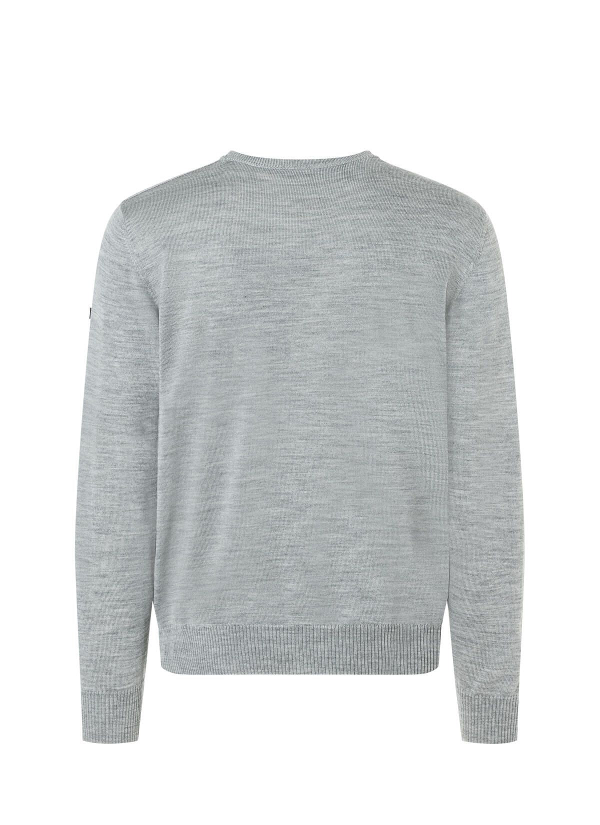 Pullover Rundhals 1/1 Arm, Mercury Grey