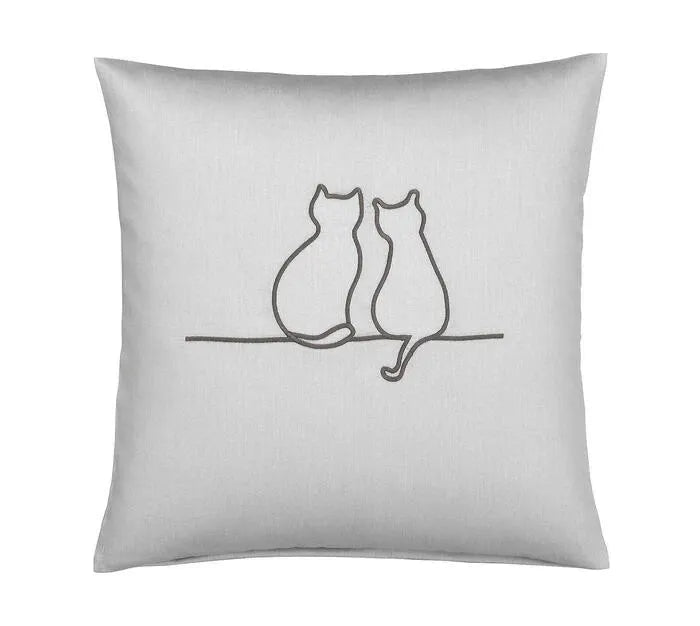Kissenbezug ITS YOU & ME aus Mako-Satin