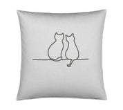 Kissenbezug ITS YOU & ME aus Mako-Satin