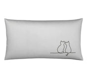 Kissenbezug ITS YOU & ME aus Mako-Satin