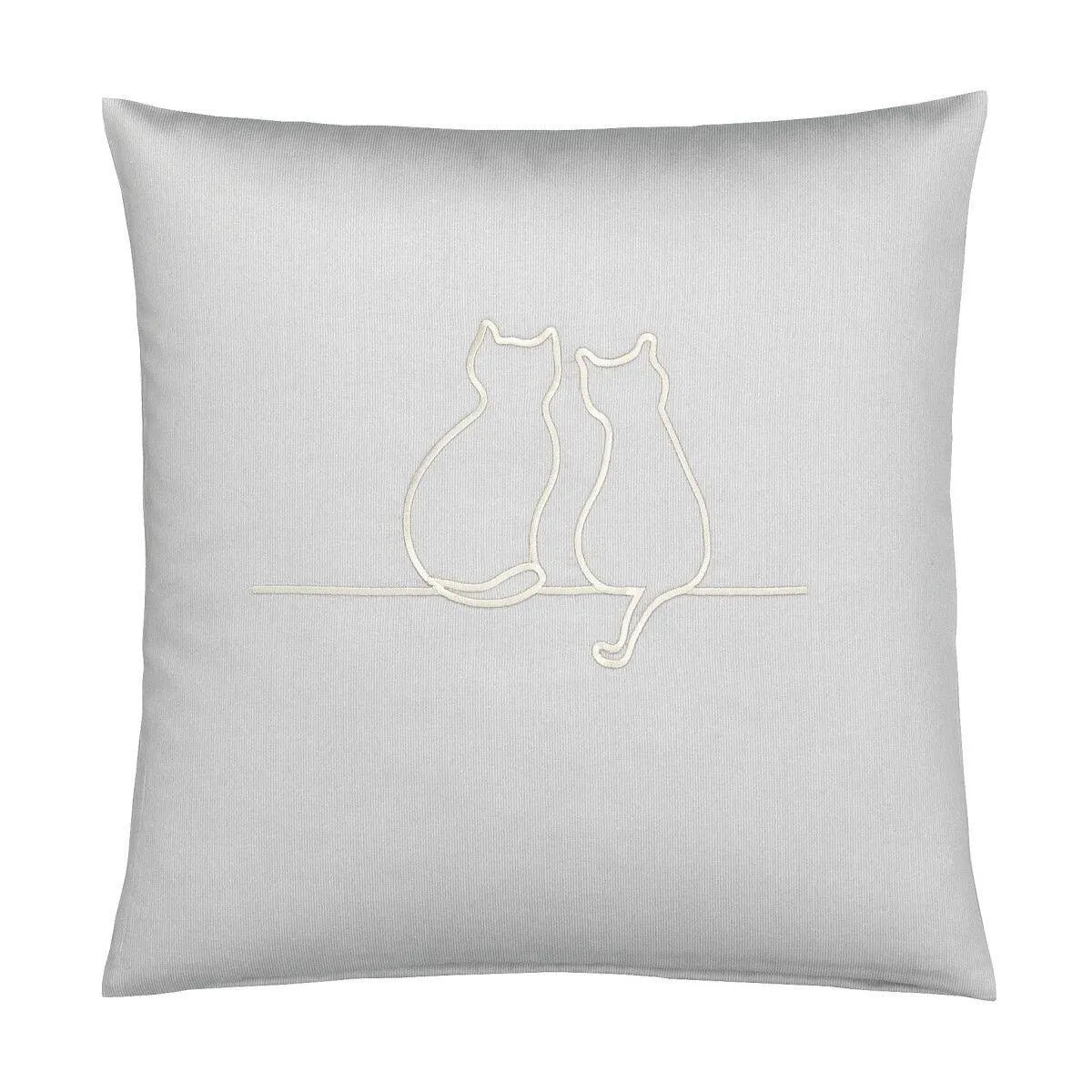Kissenbezug ITS YOU & ME aus Mako-Satin