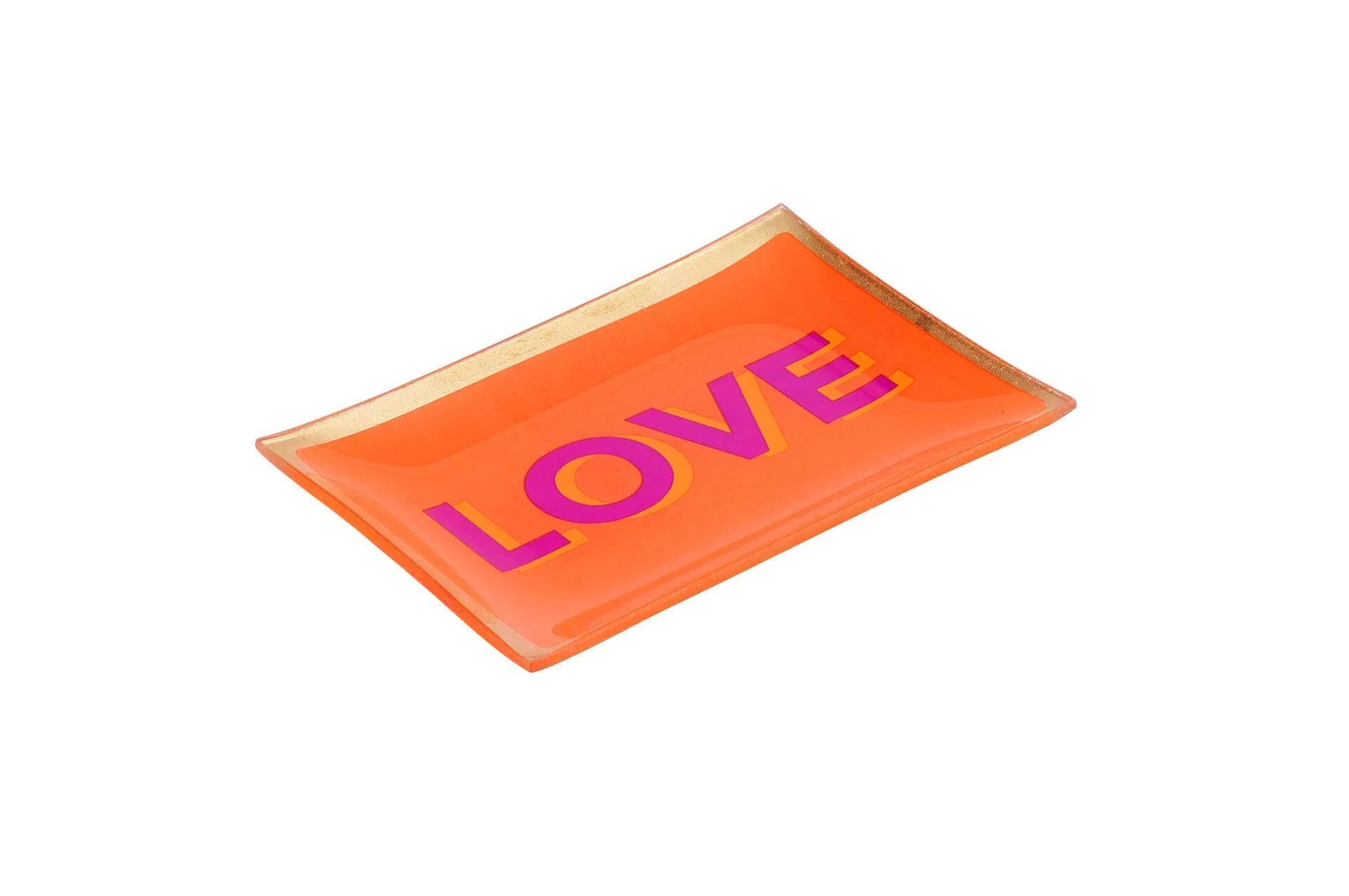 Glasteller LOVE PLATES M