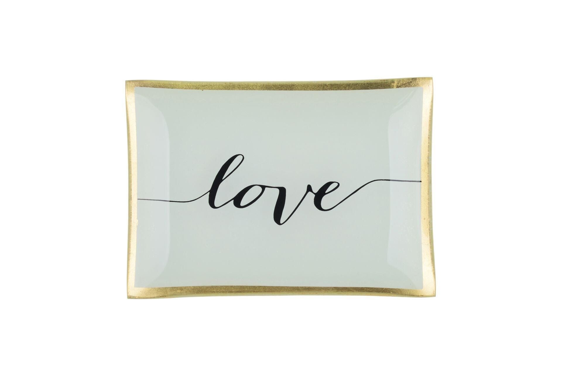 Glasteller LOVE PLATES M