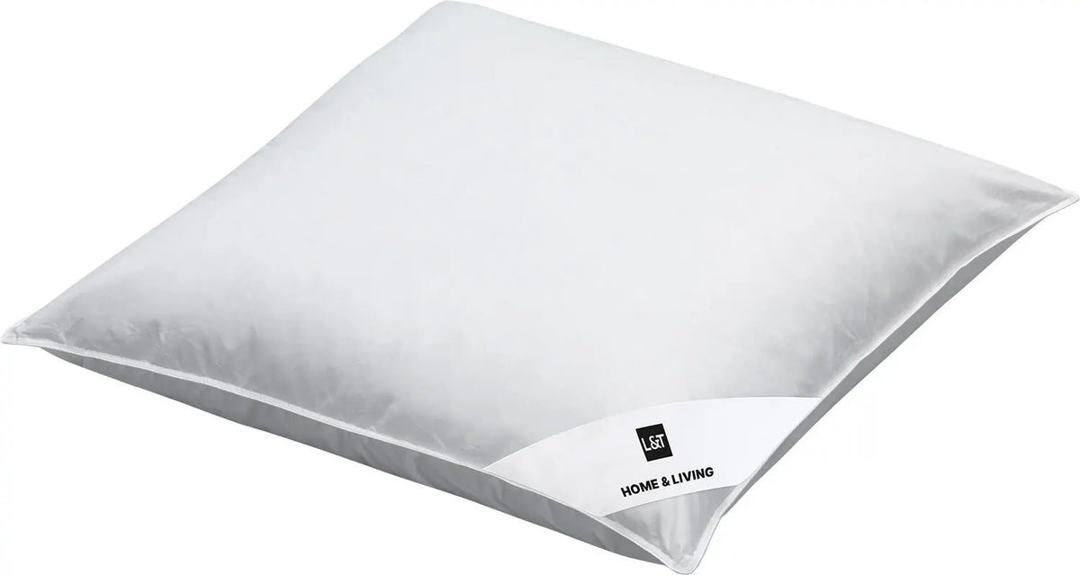 Faserkissen 80x80 mit ungesteppter Hülle