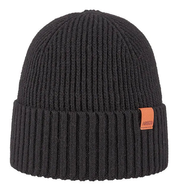 Strickmütze mit Umschlag