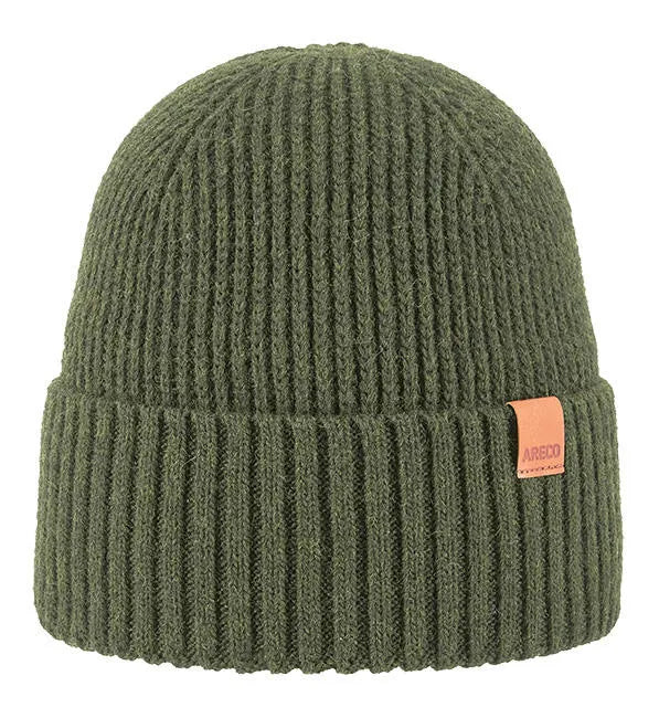 Strickmütze mit Umschlag