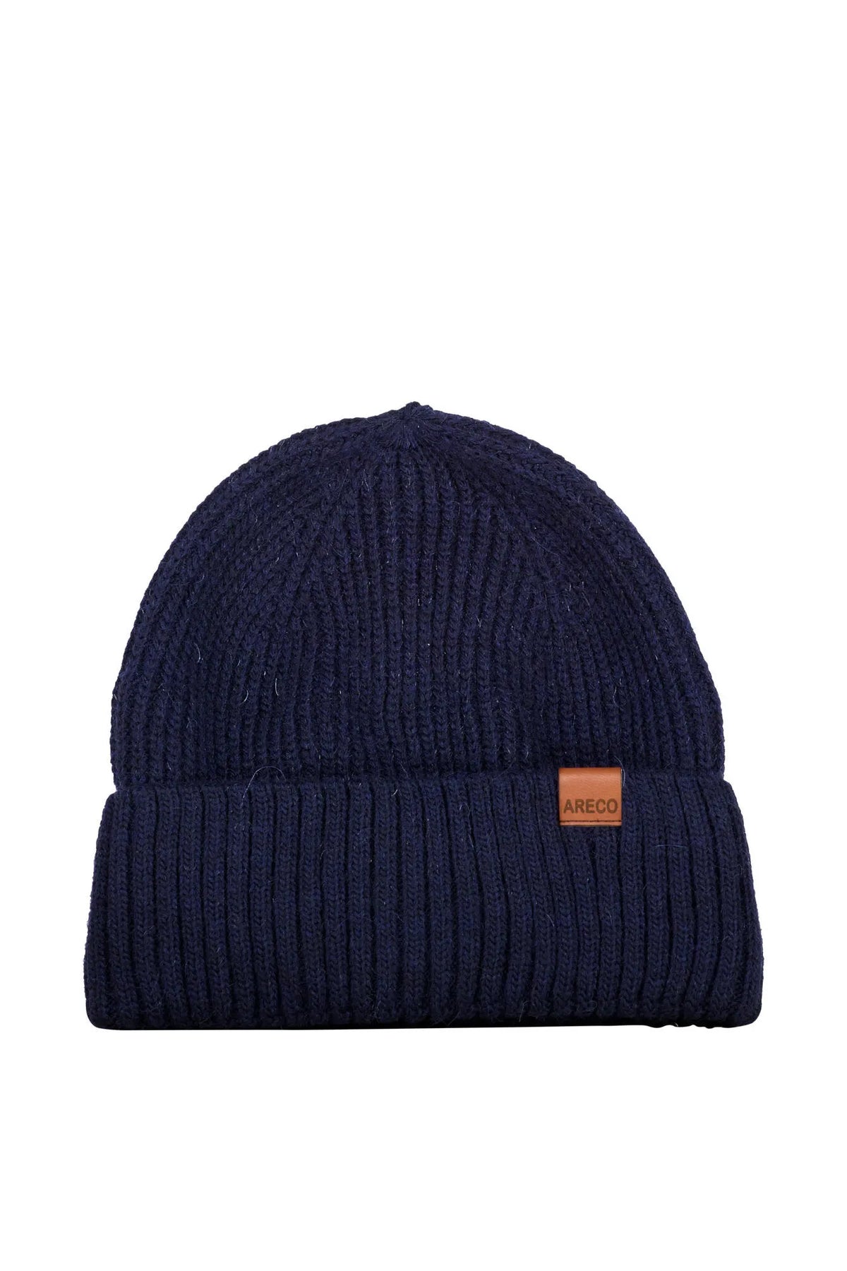 Strickmütze mit Umschlag