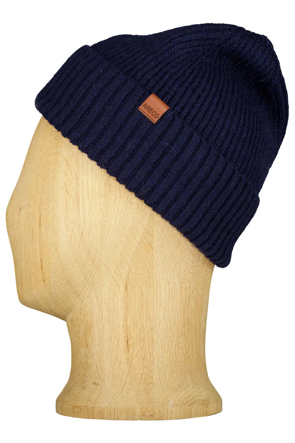 Strickmütze mit Umschlag