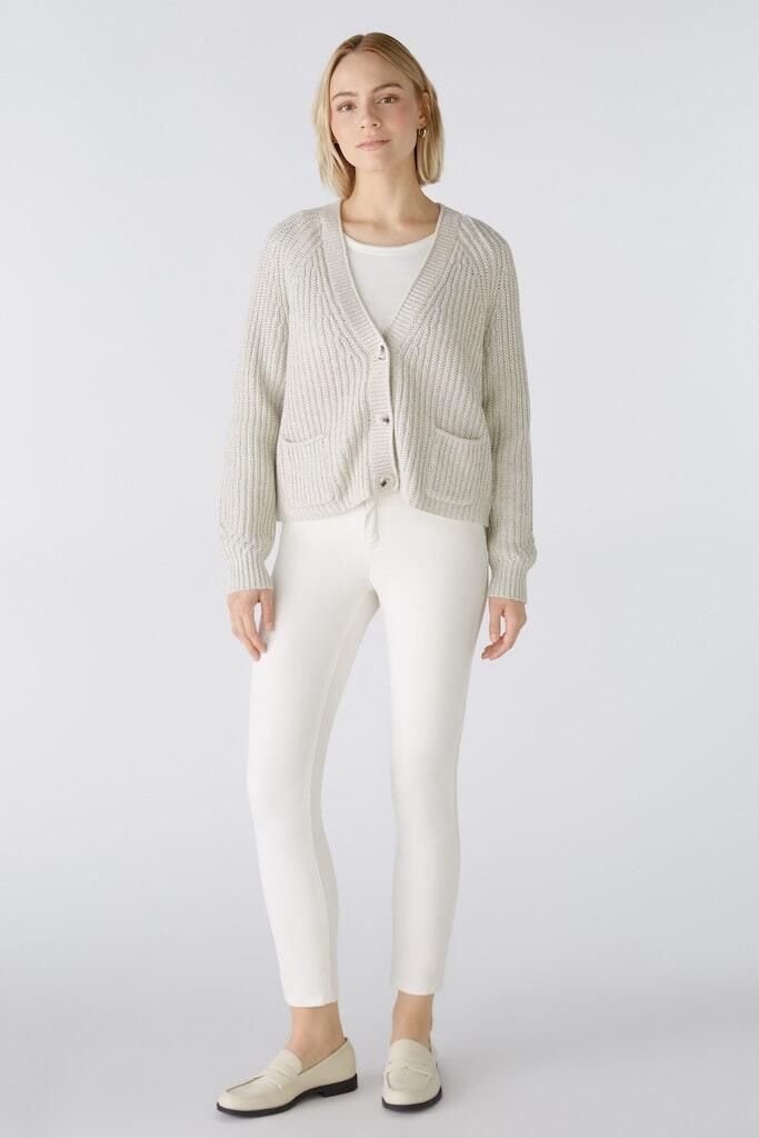 Strickjacke aus Baumwollmischung