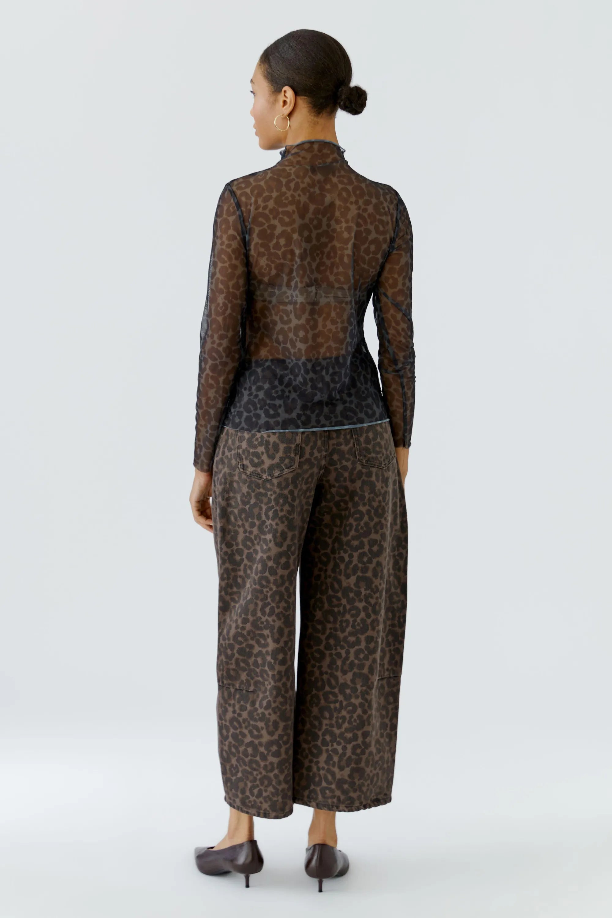 Langarmshirt aus feinem Mesh