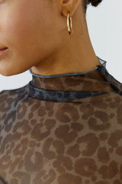 Langarmshirt aus feinem Mesh