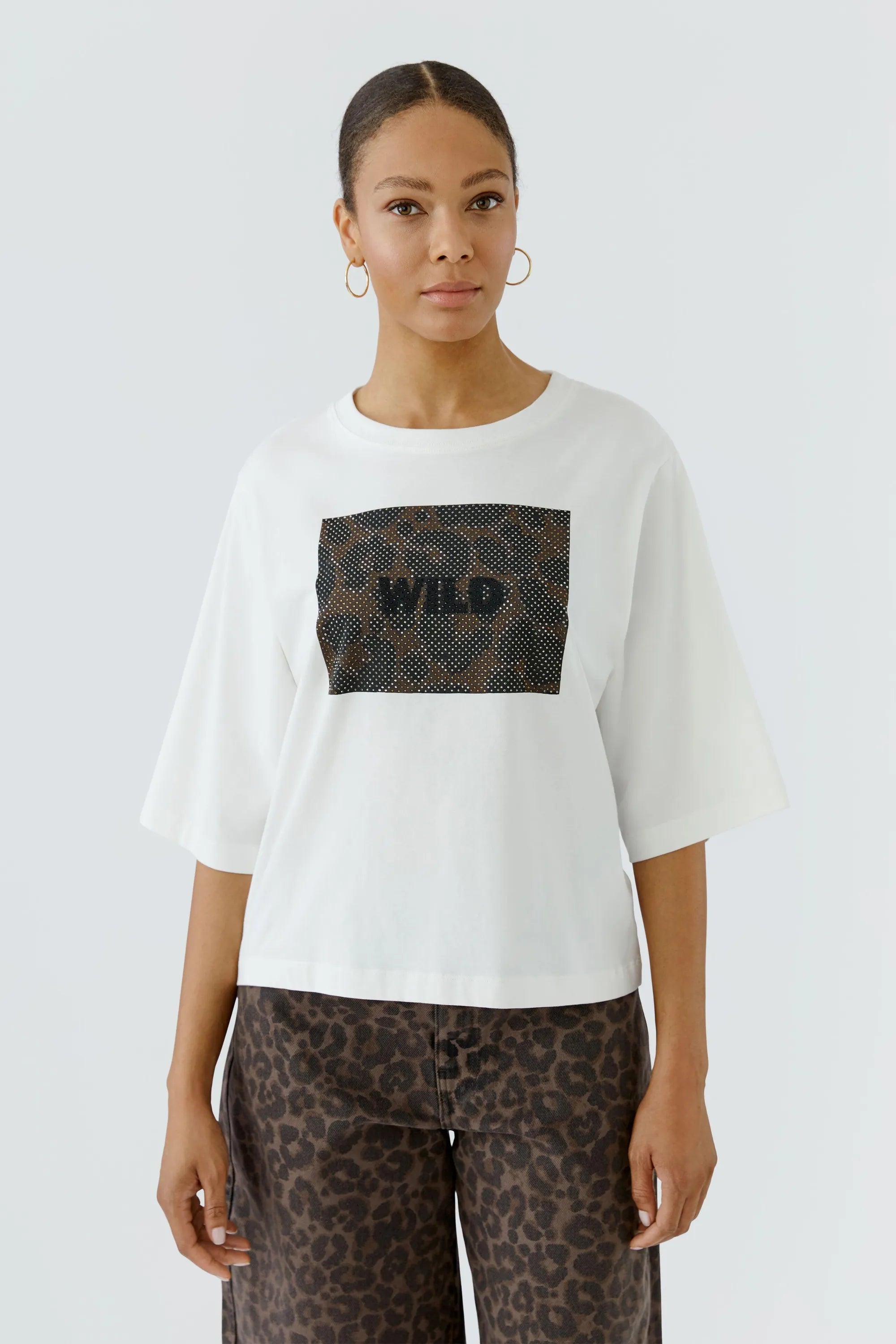T-Shirt Regular Fit aus Baumwolle