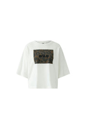 T-Shirt Regular Fit aus Baumwolle