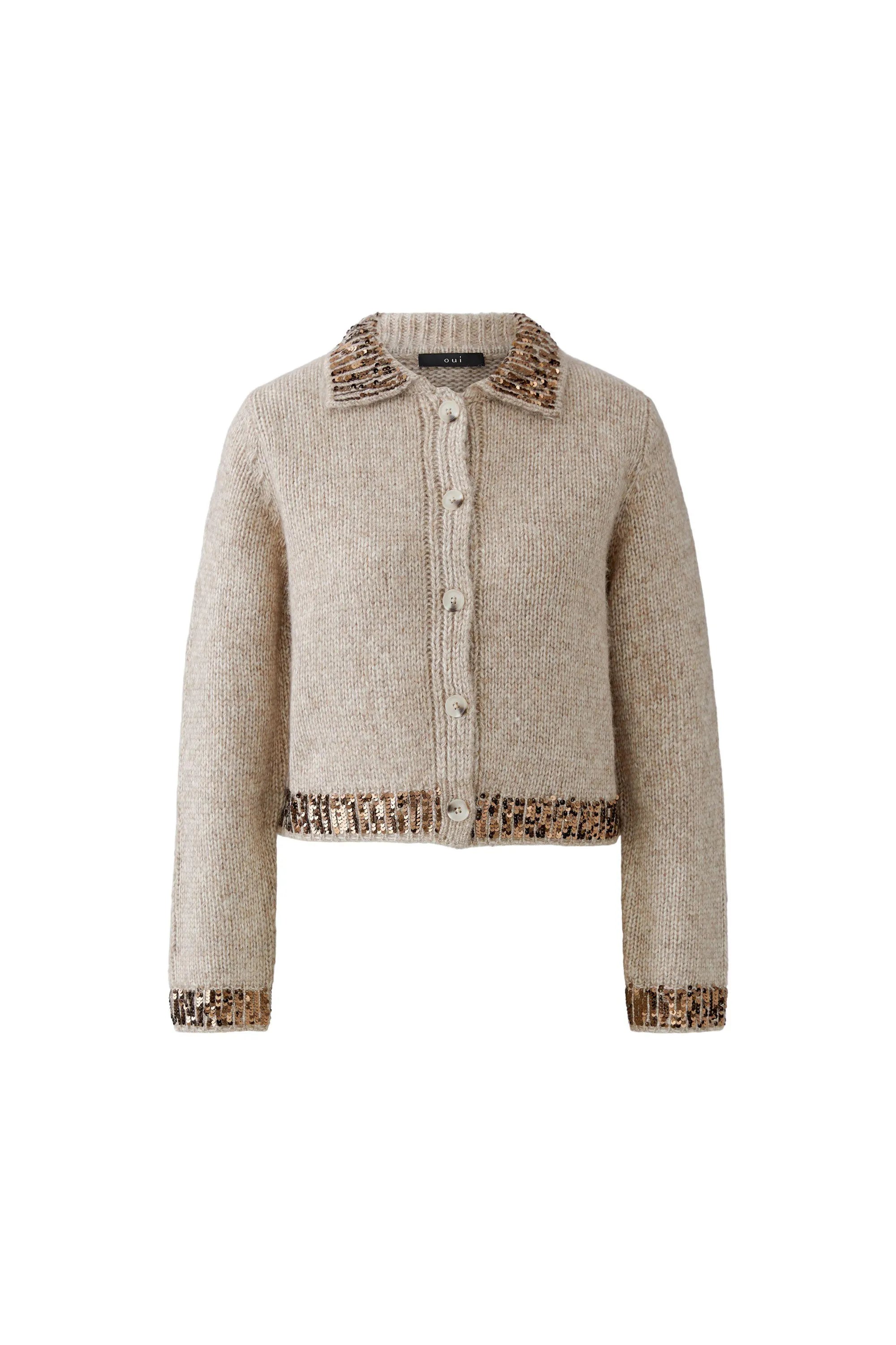 Strickjacke aus Wollmix