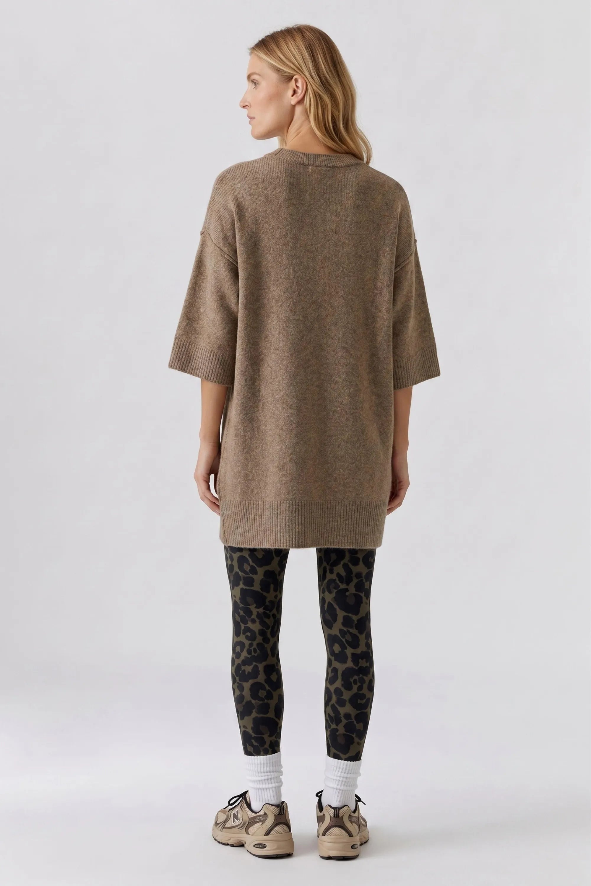 Strickpullover LONG aus Wollmix