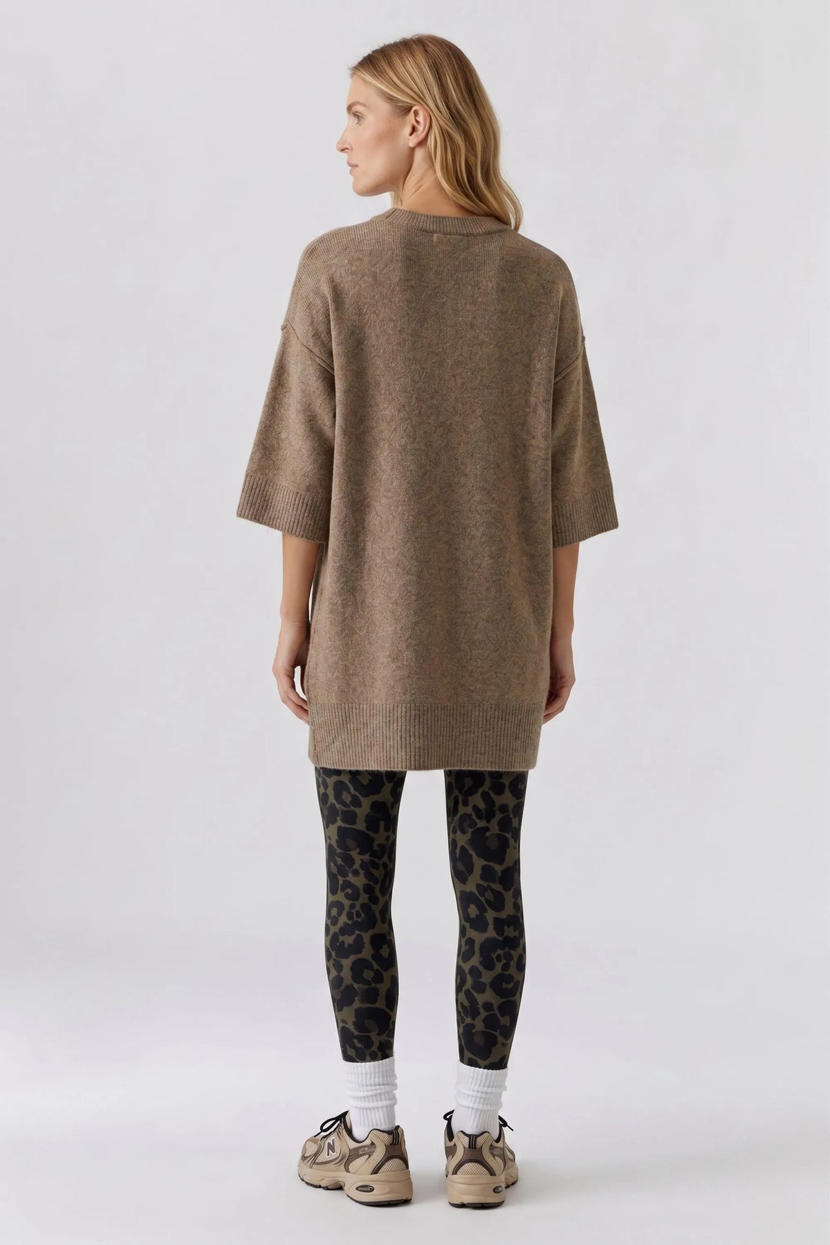 Strickpullover LONG aus Wollmix