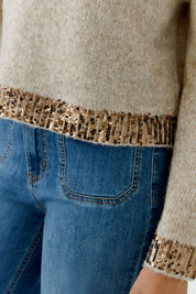 Strickpullover aus Wollmix
