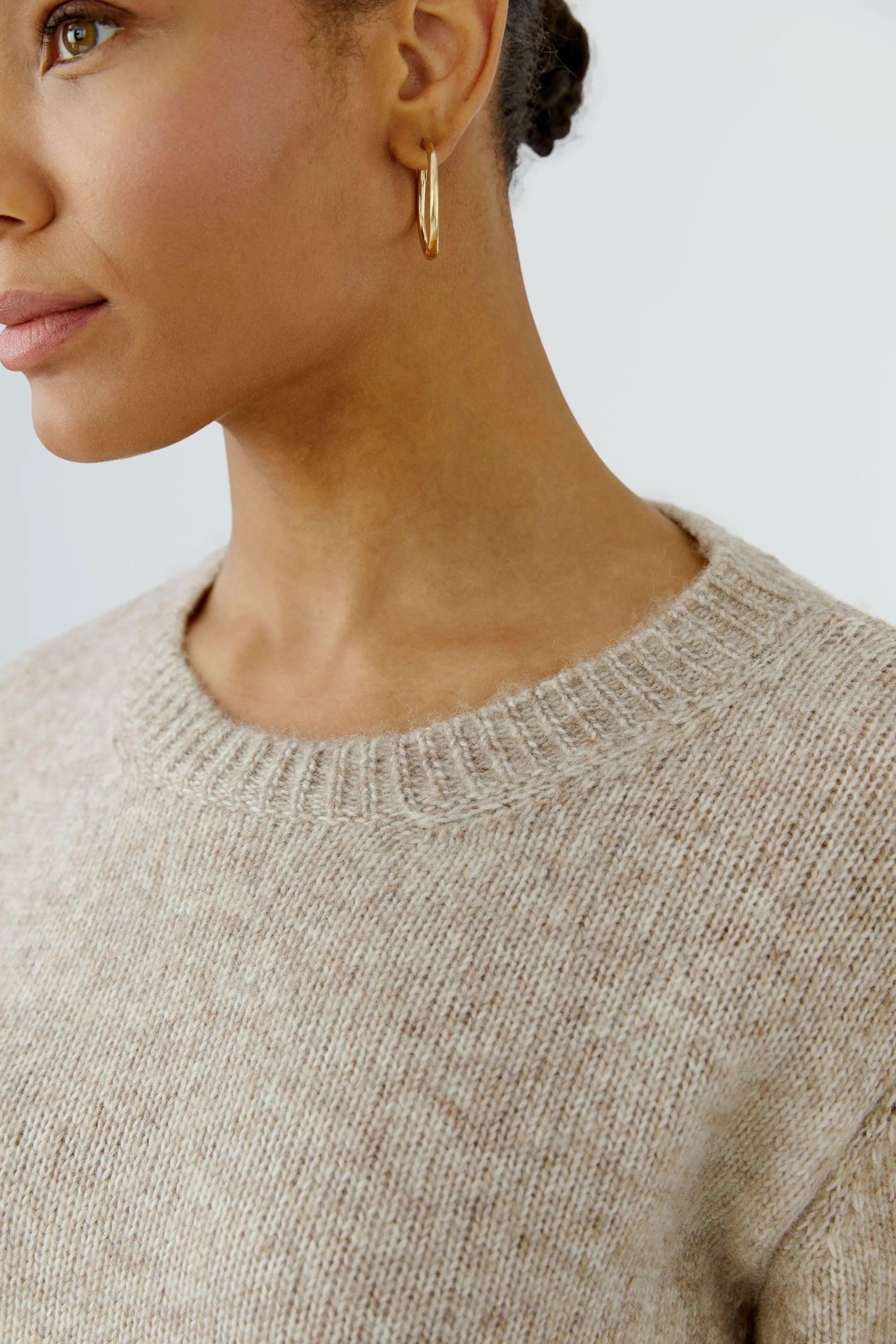 Strickpullover aus Wollmix