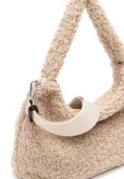 Handtasche CERGY RUE in Teddy-Optik