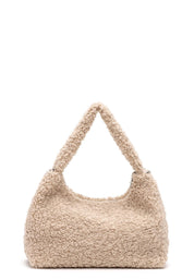 Handtasche CERGY RUE in Teddy-Optik
