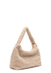Handtasche CERGY RUE in Teddy-Optik