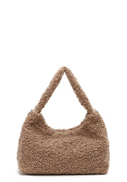 Handtasche CERGY RUE in Teddy-Optik