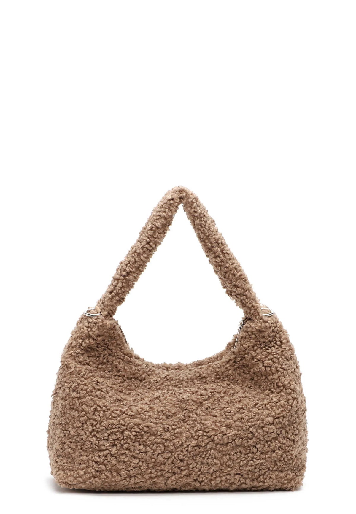 Handtasche CERGY RUE in Teddy-Optik