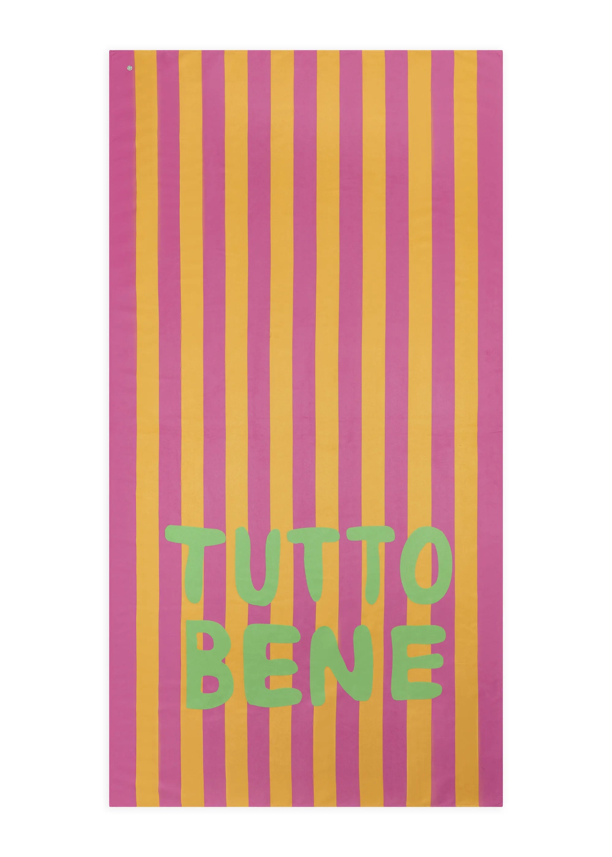 Handtuch gestreift mit TUTTO BENE-Schriftzug