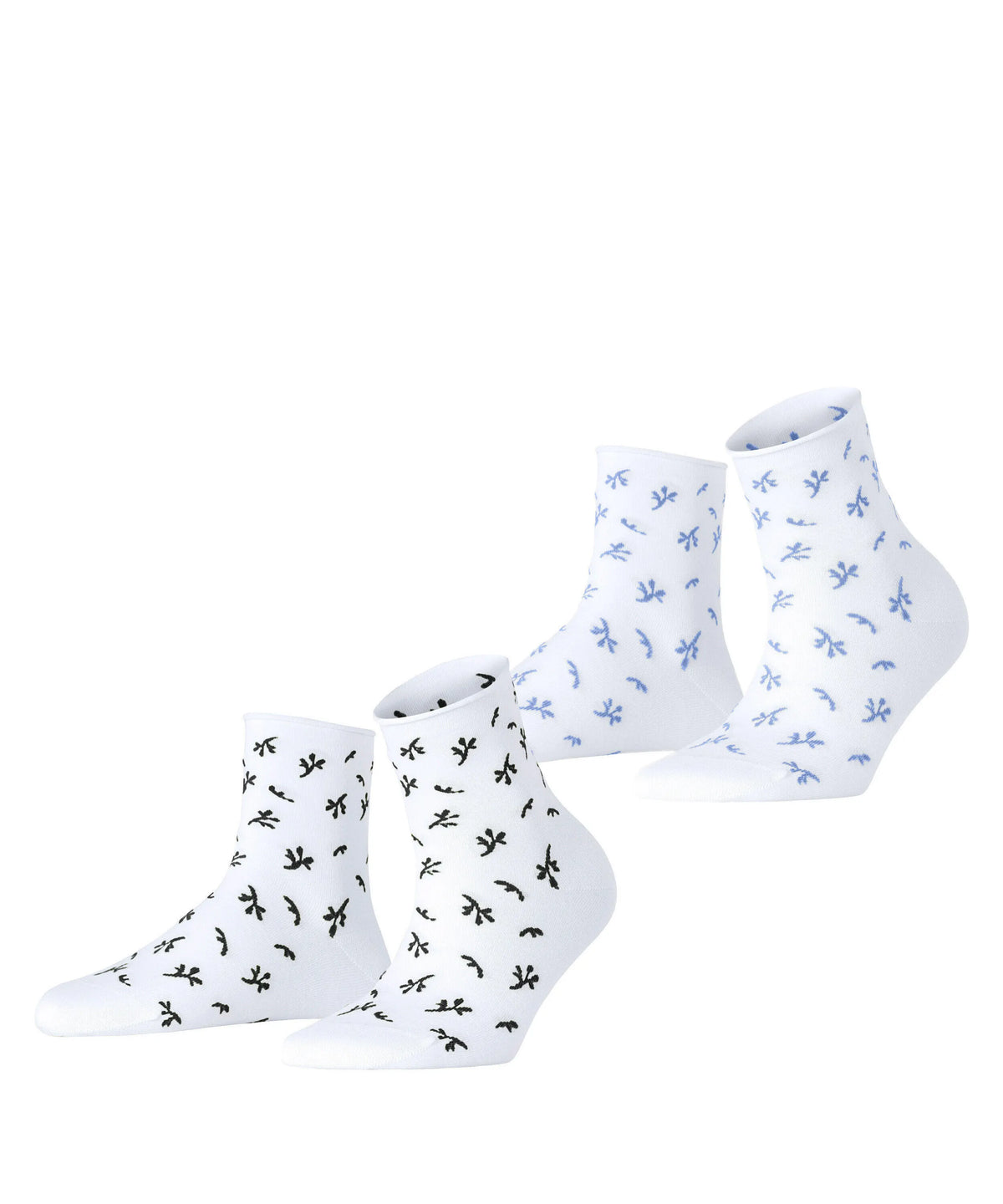 2er-Pack Socken mit Blumenmuster