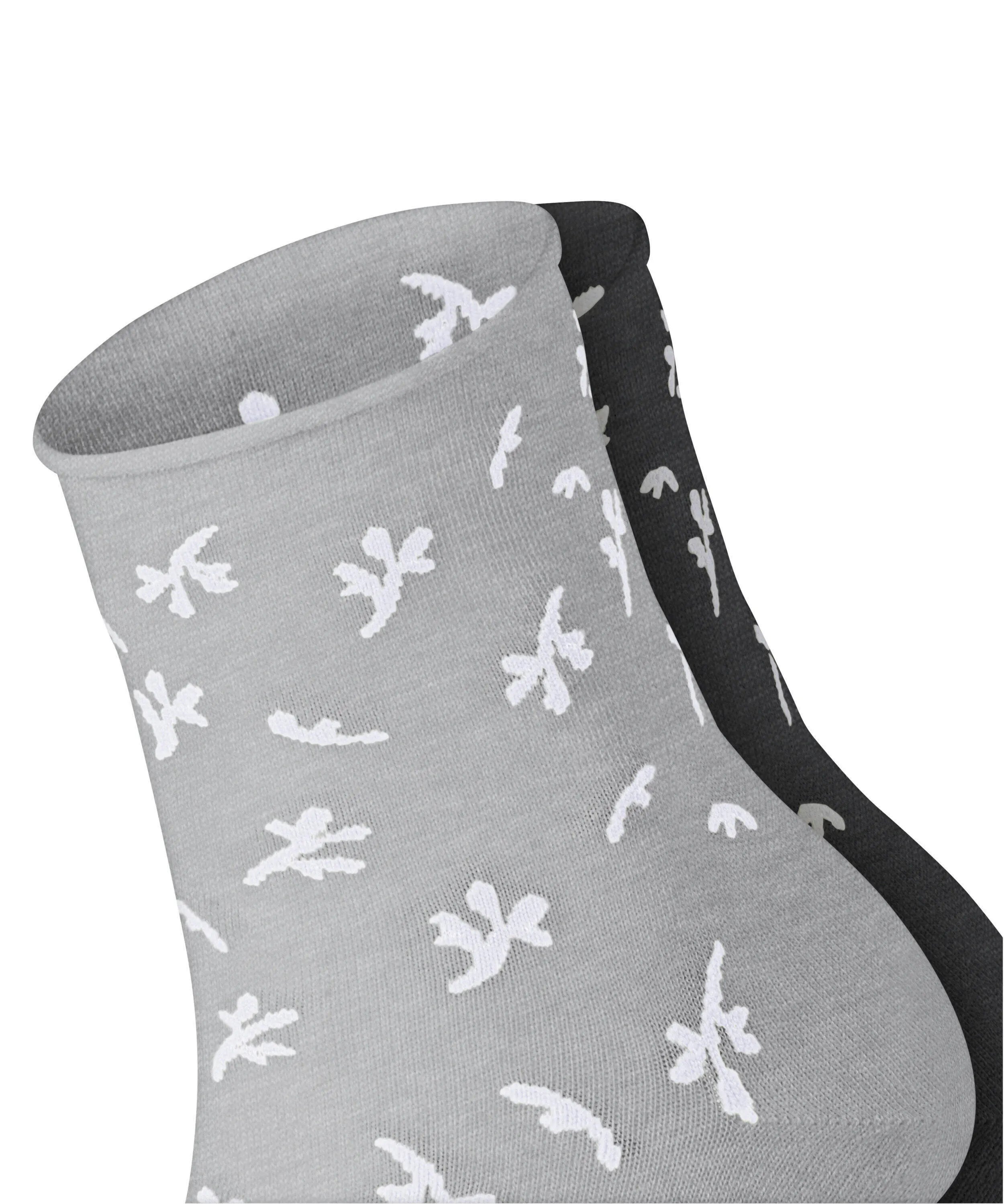 2er-Pack Socken mit Blumenmuster