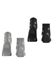 2er-Pack Socken mit Blumenmuster