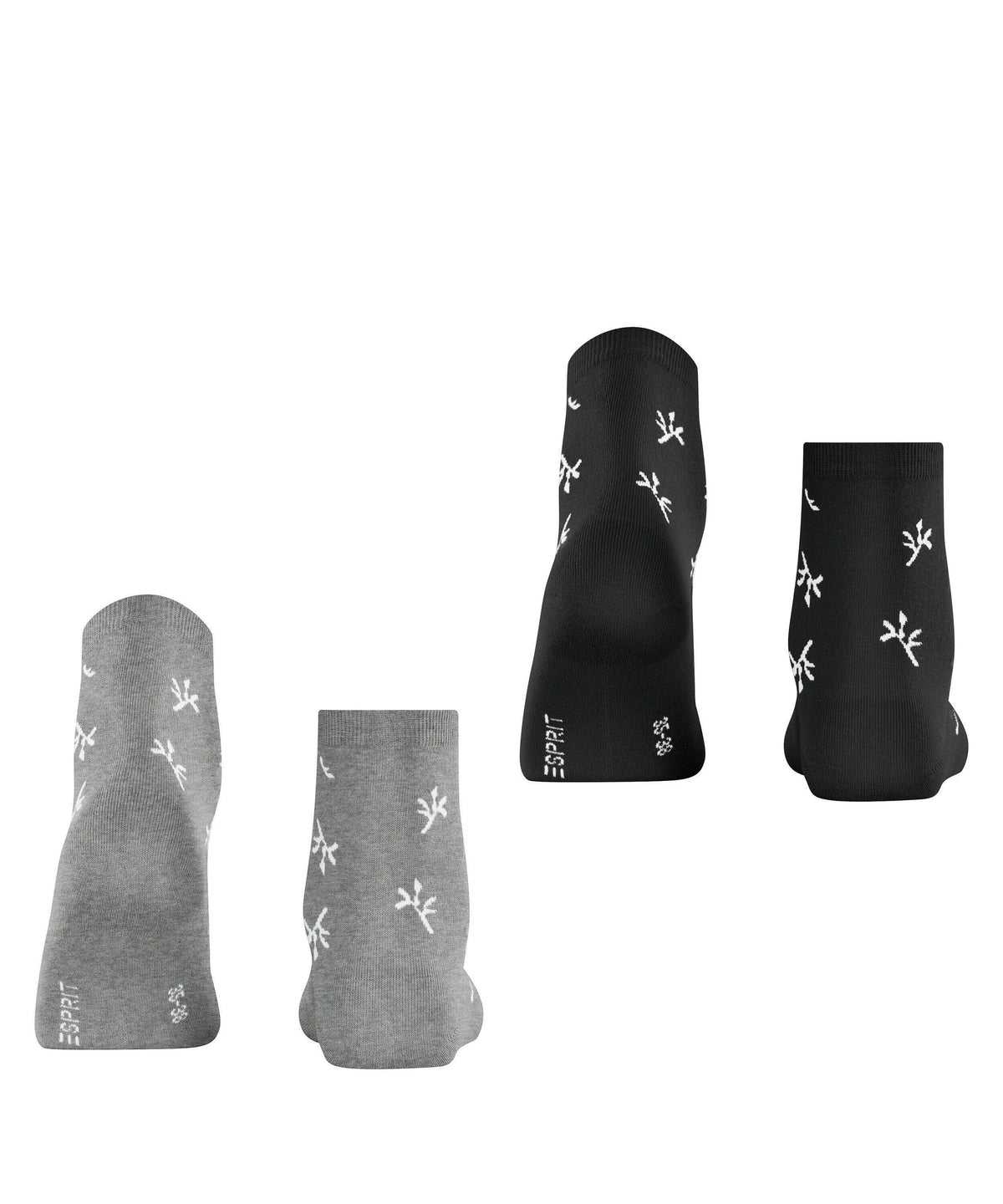 2er-Pack Socken mit Blumenmuster