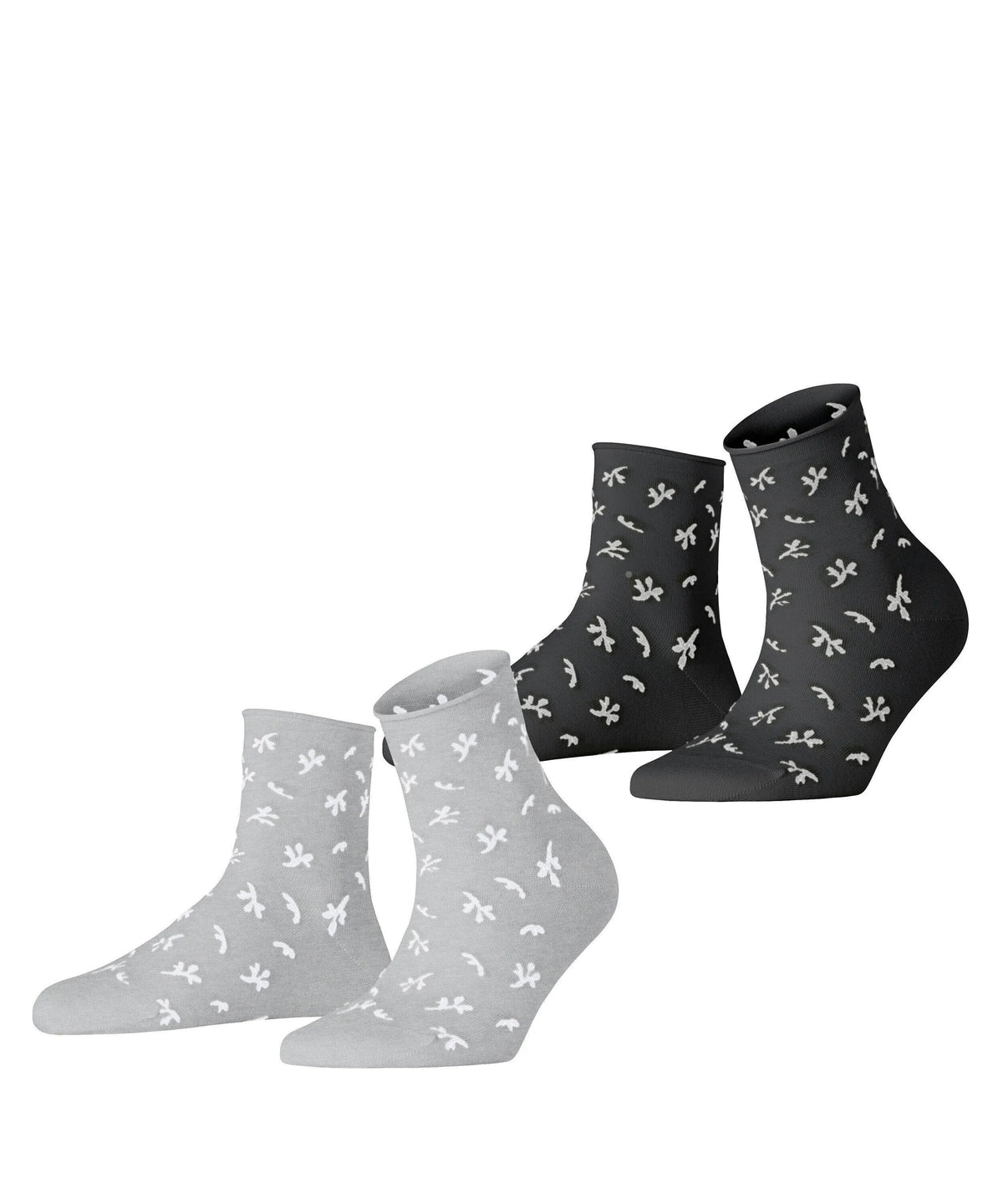 2er-Pack Socken mit Blumenmuster