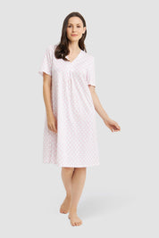 Nachtkleid aus Baumwollmix