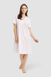 Nachtkleid aus Baumwollmix