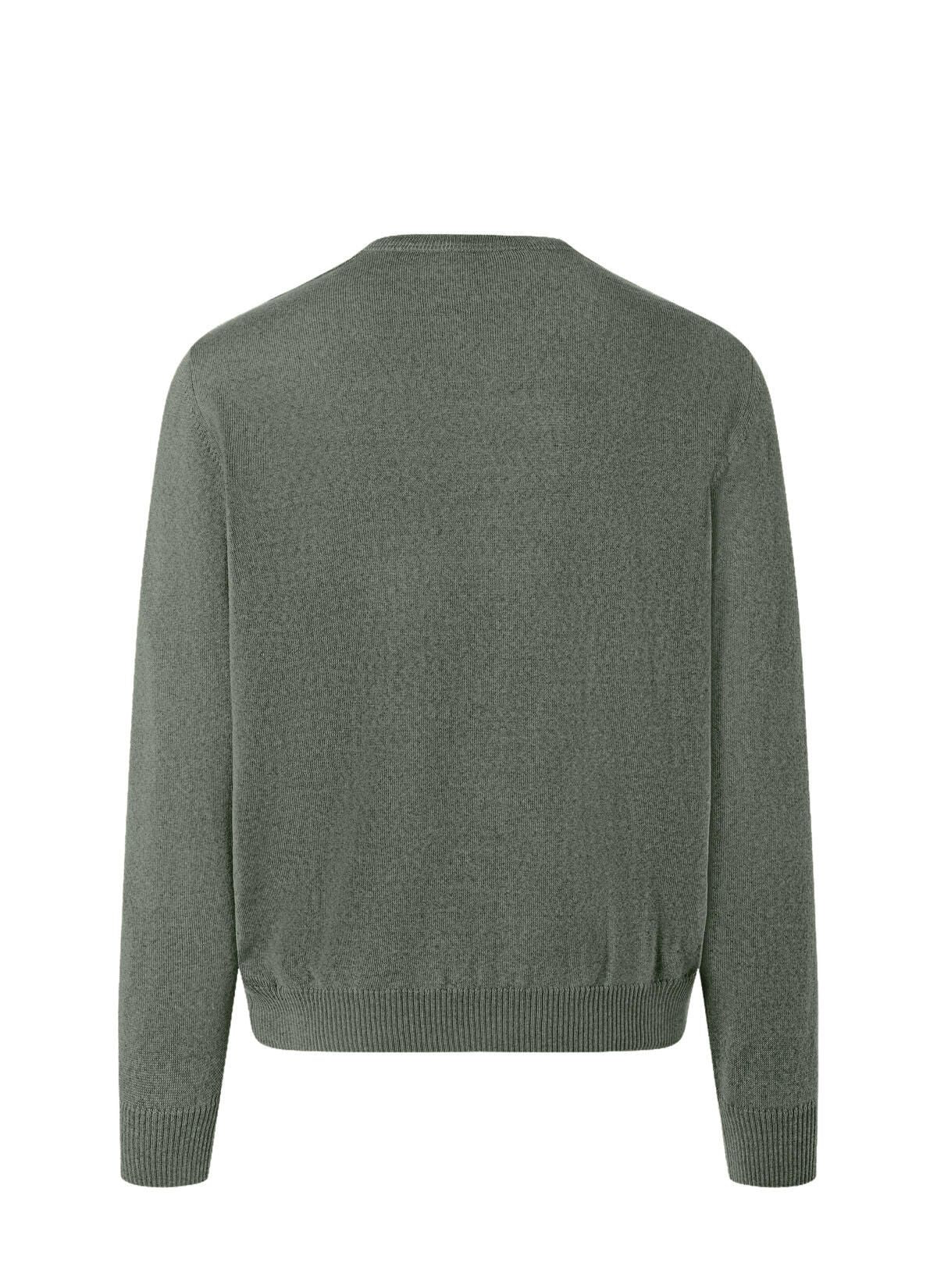 Pullover Rundhals 1/1 Arm, Foggy Teal