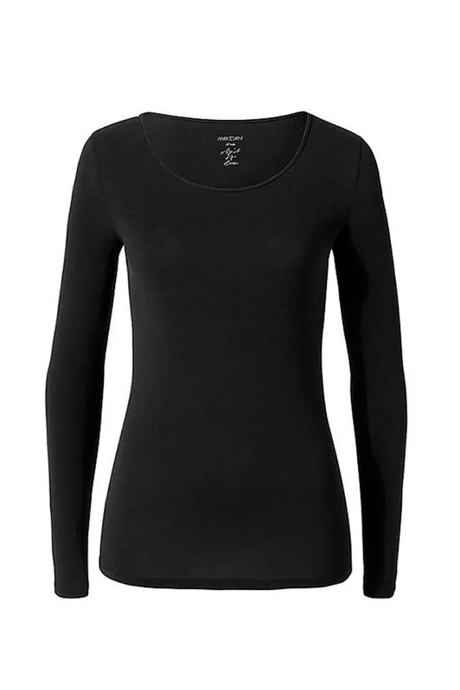 Langarmshirt aus dezent transparentem Material