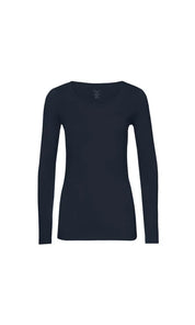 Langarmshirt aus dezent transparentem Material