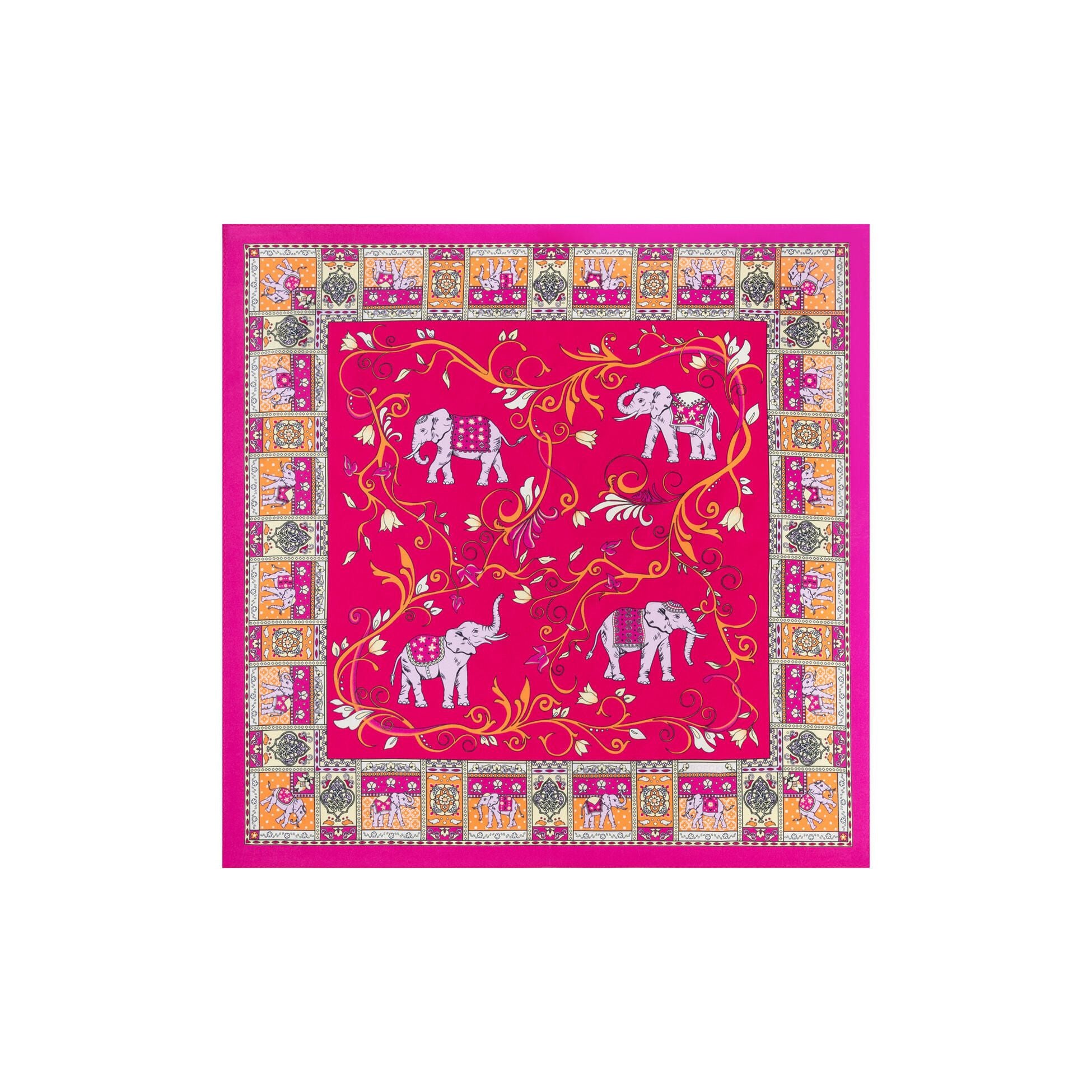 Seidentuch LUCKY ELEPHANT 53x53