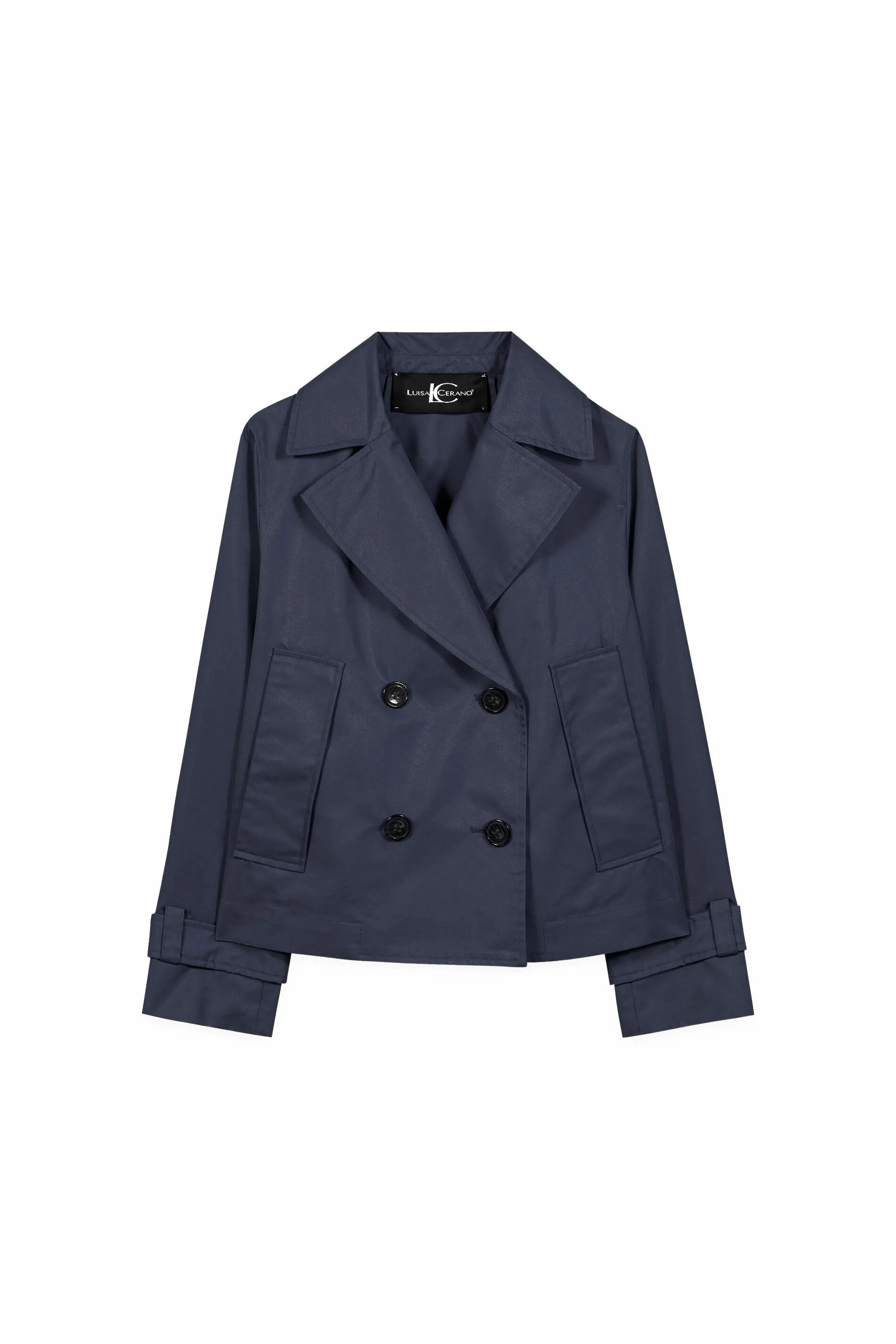Trenchcoat aus Baumwollmix