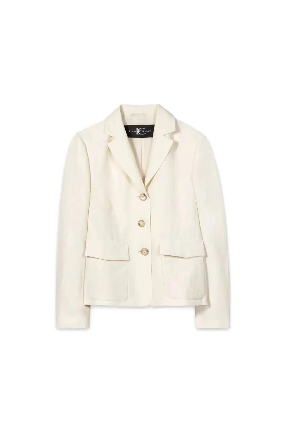 Blazer aus Leinenmix