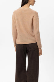 Strickpullover mit V-Ausschnitt