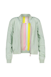 Bomberjacke mit Bündchenkragen