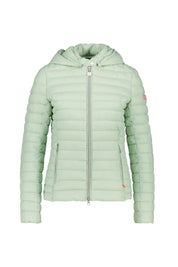 Steppjacke mit Kapuze