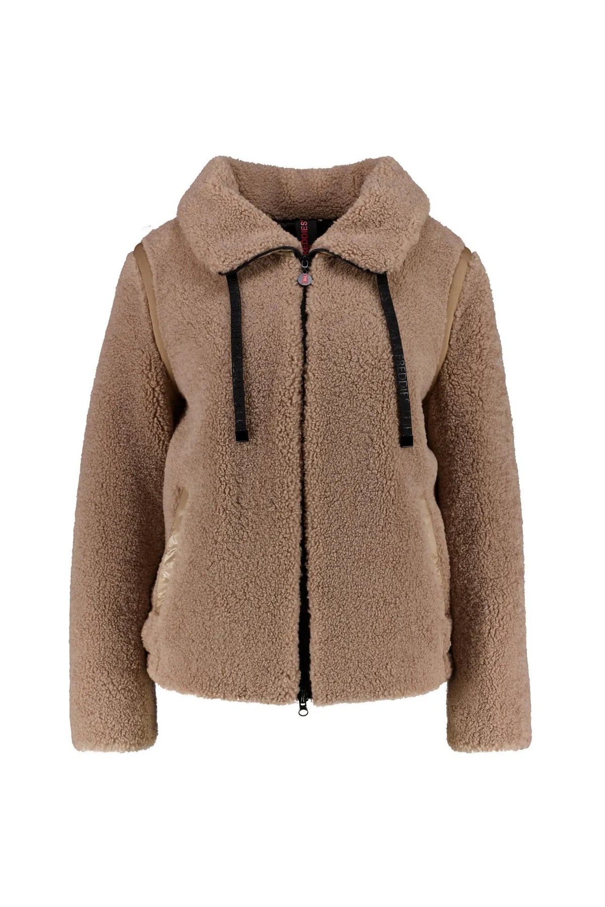 Teddyjacke mit aufliegendem Kragen