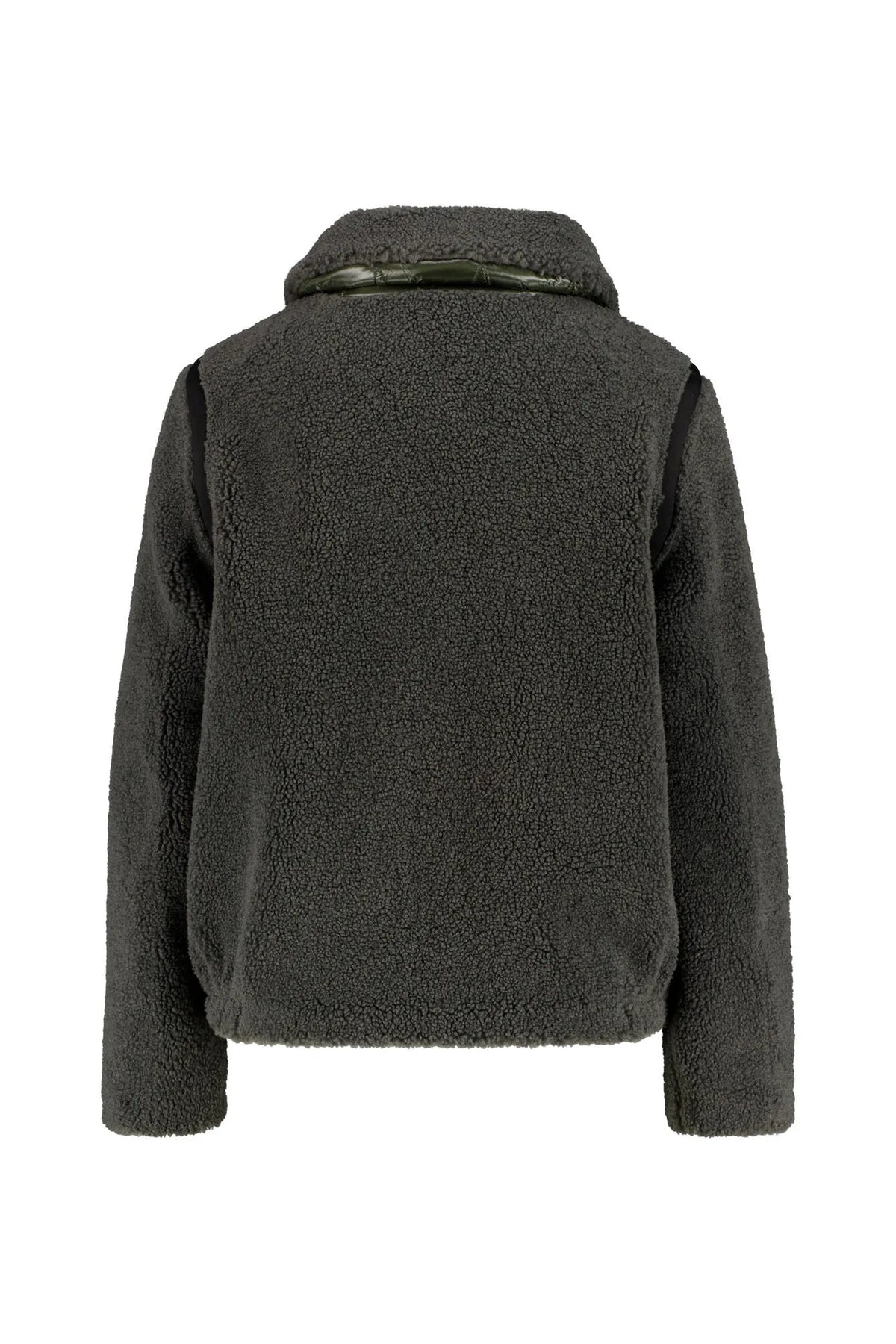 Teddyjacke mit aufliegendem Kragen